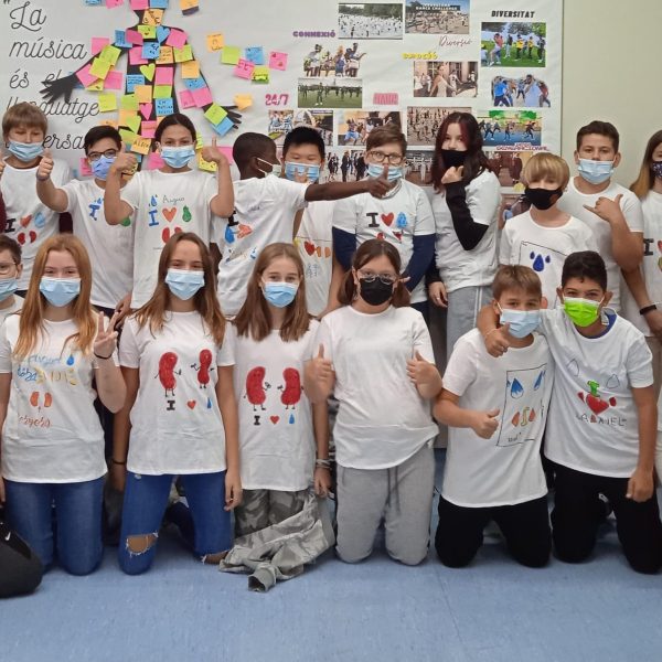 Taller de salud renal en la escuela