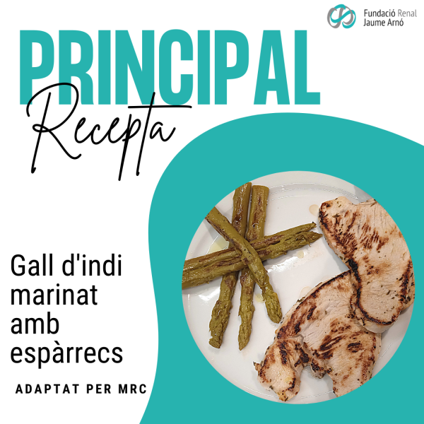 PAVO MARINADO CON ESPÁRRAGOS EN CONSERVA