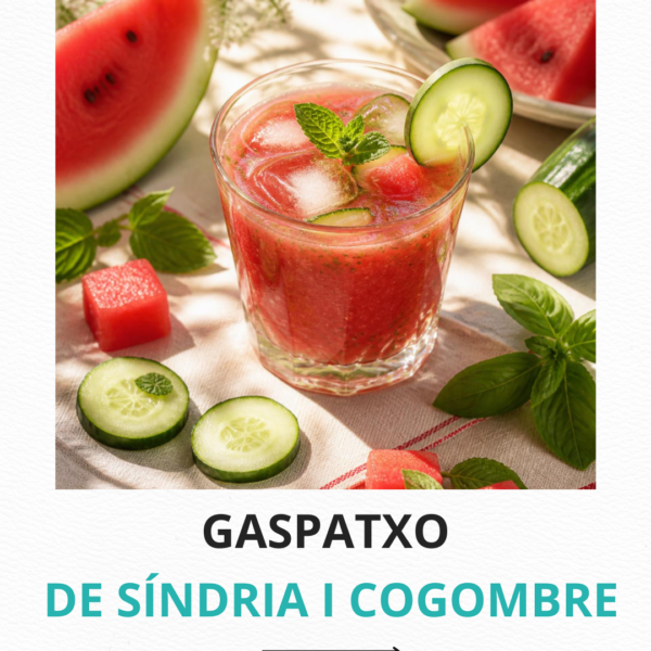 Gazpacho de Sandía y Pepino